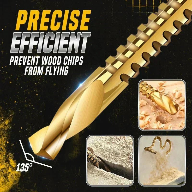 ⚙️Twist Drill Bit Set – High-Speed Steel, Titanium-Coated & Multi-Material Ready