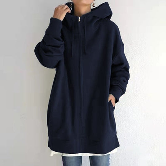 49% OFF🌷Women's Autumn/Winter Zipper Hooded Sweater