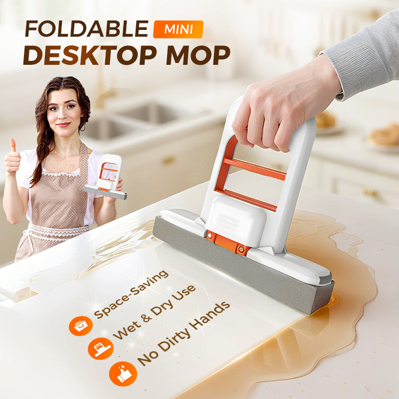 ⏳Limited-Time Special !🎁Buy more, save more💥Mini Portable Self-Squeezing Mop