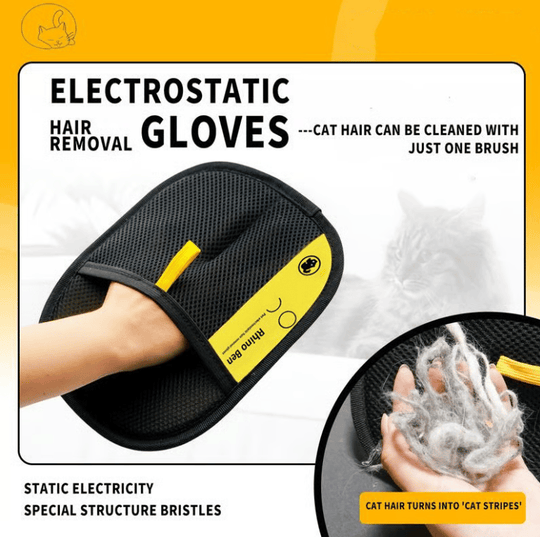 ⚡ 50K+ SOLD! 🎁Reusable Electrostatic Pet Hair Removal Glove - Works on Clothes, Couch, Car & All Fabric Surfaces