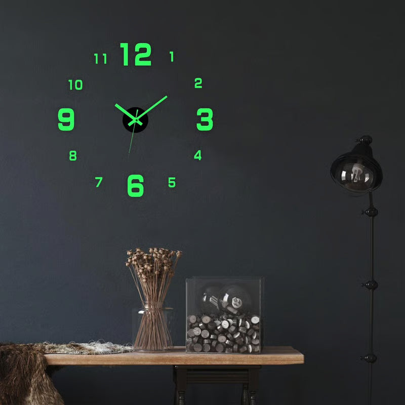 🎁Time-Sensitive Exclusive Deal!🔥 Modern 3D Digital Wall Clock – Silent Acrylic Luminous Wall Decor, Night Glow Easy-Read Time Display, Stylish Home Decoration & Gift