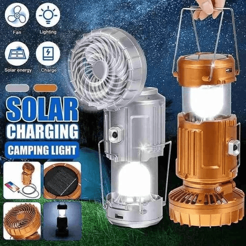 6-in-1 Portable Solar LED Camping Lantern