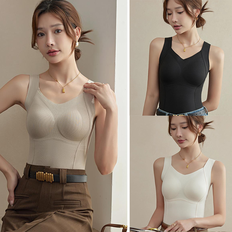 💃2025New 50%OFF✨Thickened Warm Tank Top with Lined Bra