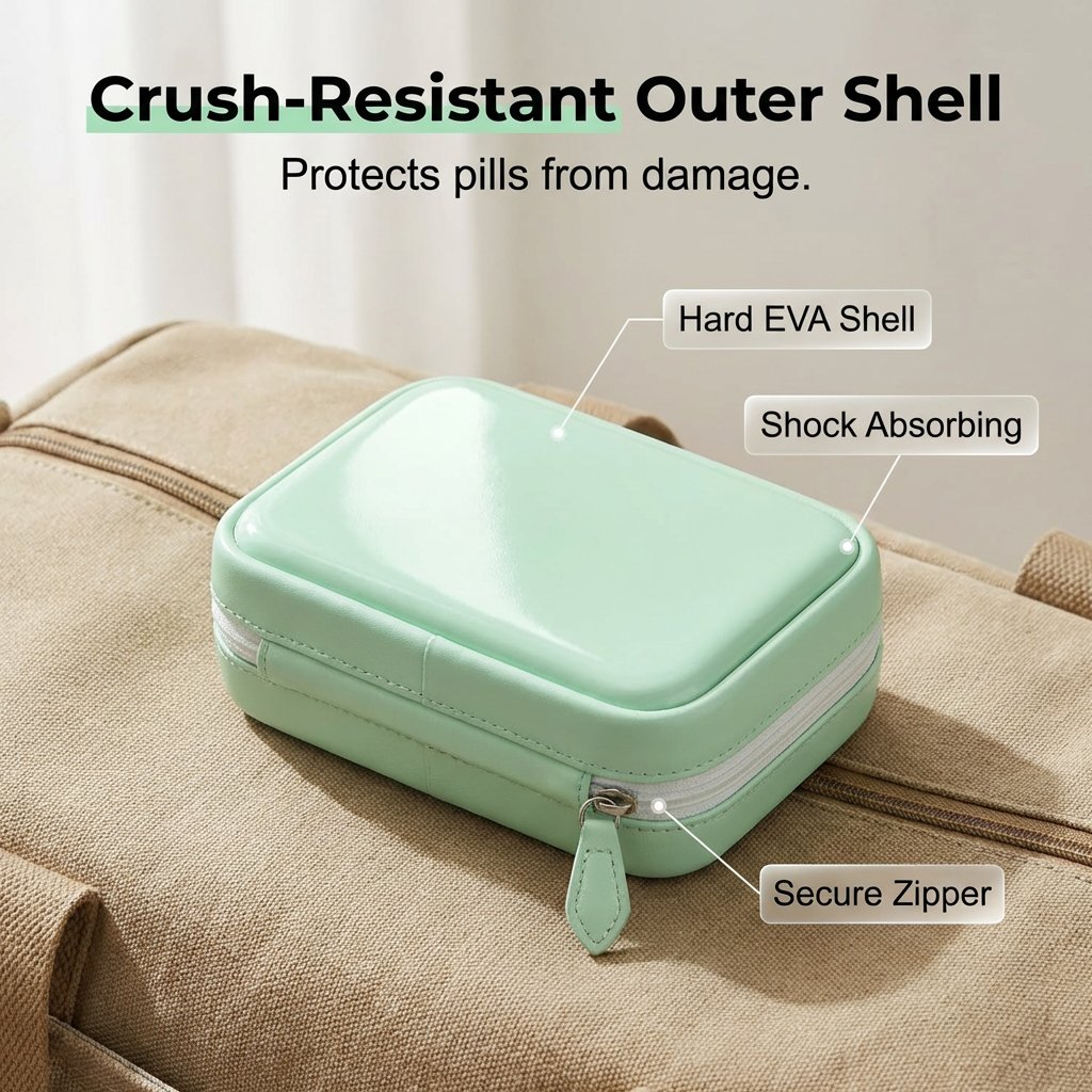 🥳2026 HOT SALE🥳💞50K+ SOLD!💊🧳 50% OFF! A8 Waterproof Pill Pouch Set – 14 colour‑coded pouches, waterproof & crush‑proof shell. Holds 7‑14 days of meds – perfect for travel & daily routines! 🗓️✨