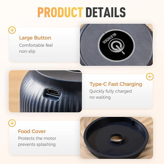 Cordless Electric Garlic Chopper & Mincer