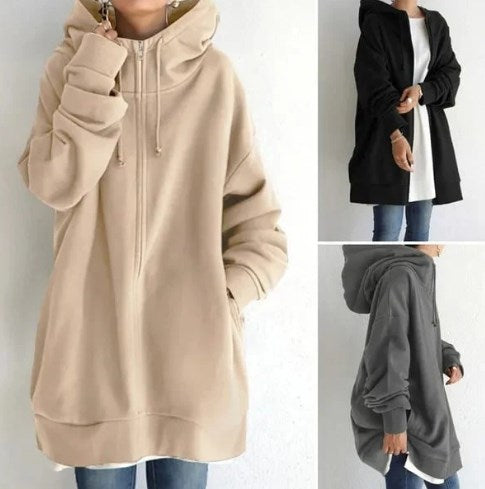 49% OFF🌷Women's Autumn/Winter Zipper Hooded Sweater