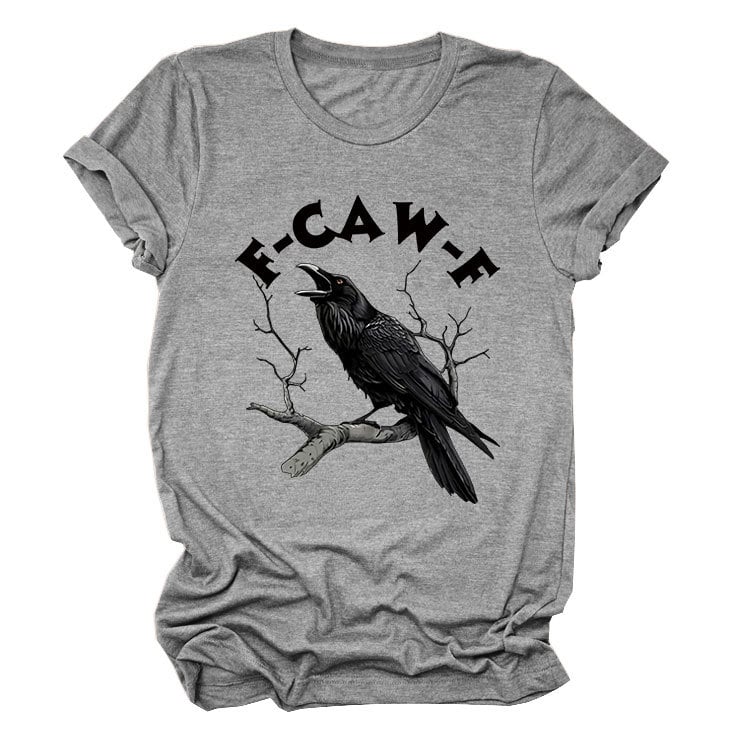 🤩Surprise Price: Only £14.99!!🖤🐦‍⬛F-Caw-F Funny Crow T-shirt