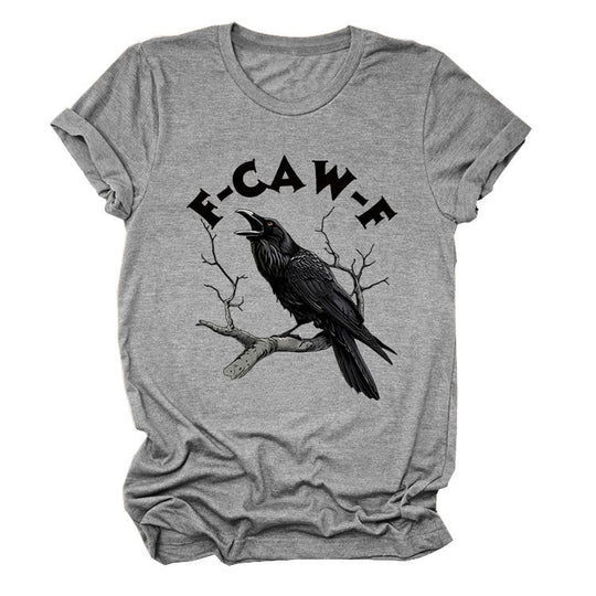 🤩Surprise Price: Only £14.99!!🖤🐦‍⬛F-Caw-F Funny Crow T-shirt