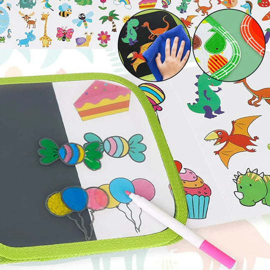 🎁2025 Limited Time Sale - 50% OFF🔥Portable Erasable Graffiti Drawing Book