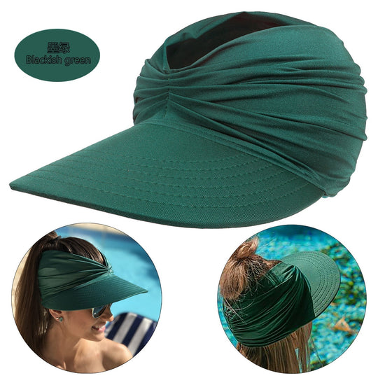 💕UPF 50+ Sun Visor Ponytail Hat