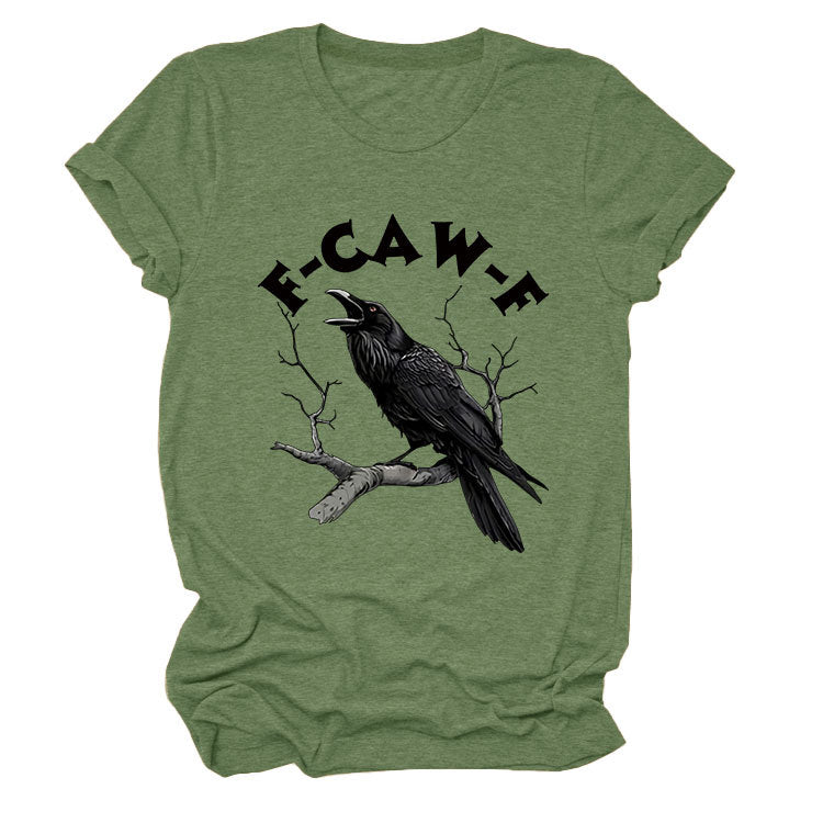 🤩Surprise Price: Only £14.99!!🖤🐦‍⬛F-Caw-F Funny Crow T-shirt