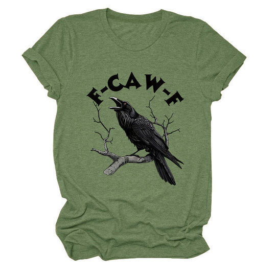 🤩Surprise Price: Only £14.99!!🖤🐦‍⬛F-Caw-F Funny Crow T-shirt