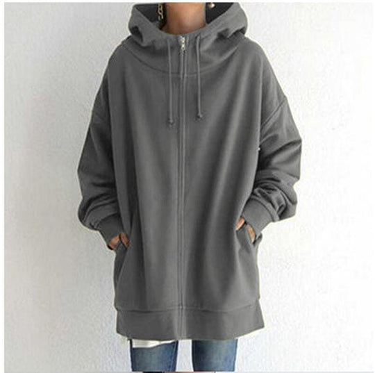 49% OFF🌷Women's Autumn/Winter Zipper Hooded Sweater
