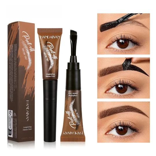 ⏳🏆LAST DAY SALE: ￡12.99!!💞Buy 1 Get 1 Free💞🎨Waterproof Brow Tint – Peel‑off, easy apply. Covers greys, shapes perfectly. A brow game changer!🌟