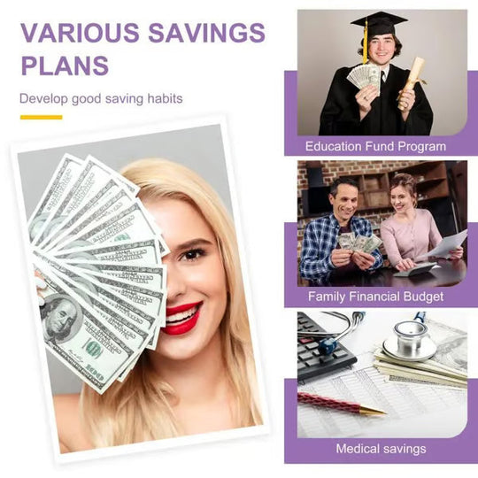 🔥LAST DAY SALE $9.99!!⚡50K+ SOLD!💝Savings Challenges Book with Envelopes💸