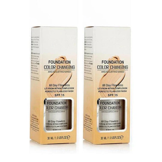 🎁 KÖP 1 FÅ 1 GRATIS! ✨ Färgförändrande foundation för mogen hud - Felfri täckning, naturligt utseende & Långvarig återfuktning 💧💄