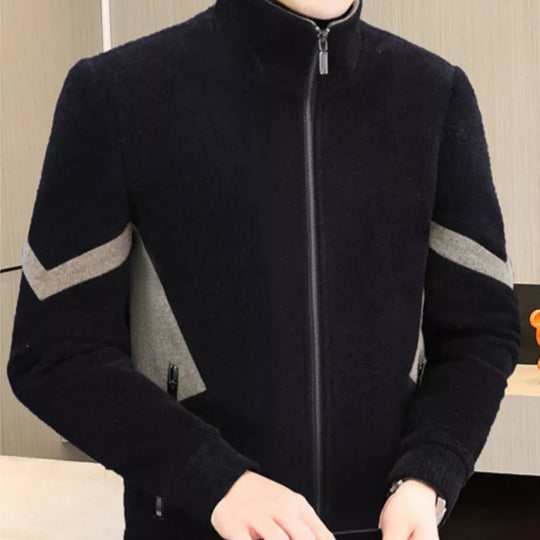 🧥 60% OFF! ❄️ MEN'S TWEED COAT - Thickened Lining & Wool Blend, Vintage Style with Modern Fit, Perfect for Winter Business and Casual Occasions 🌟🧳