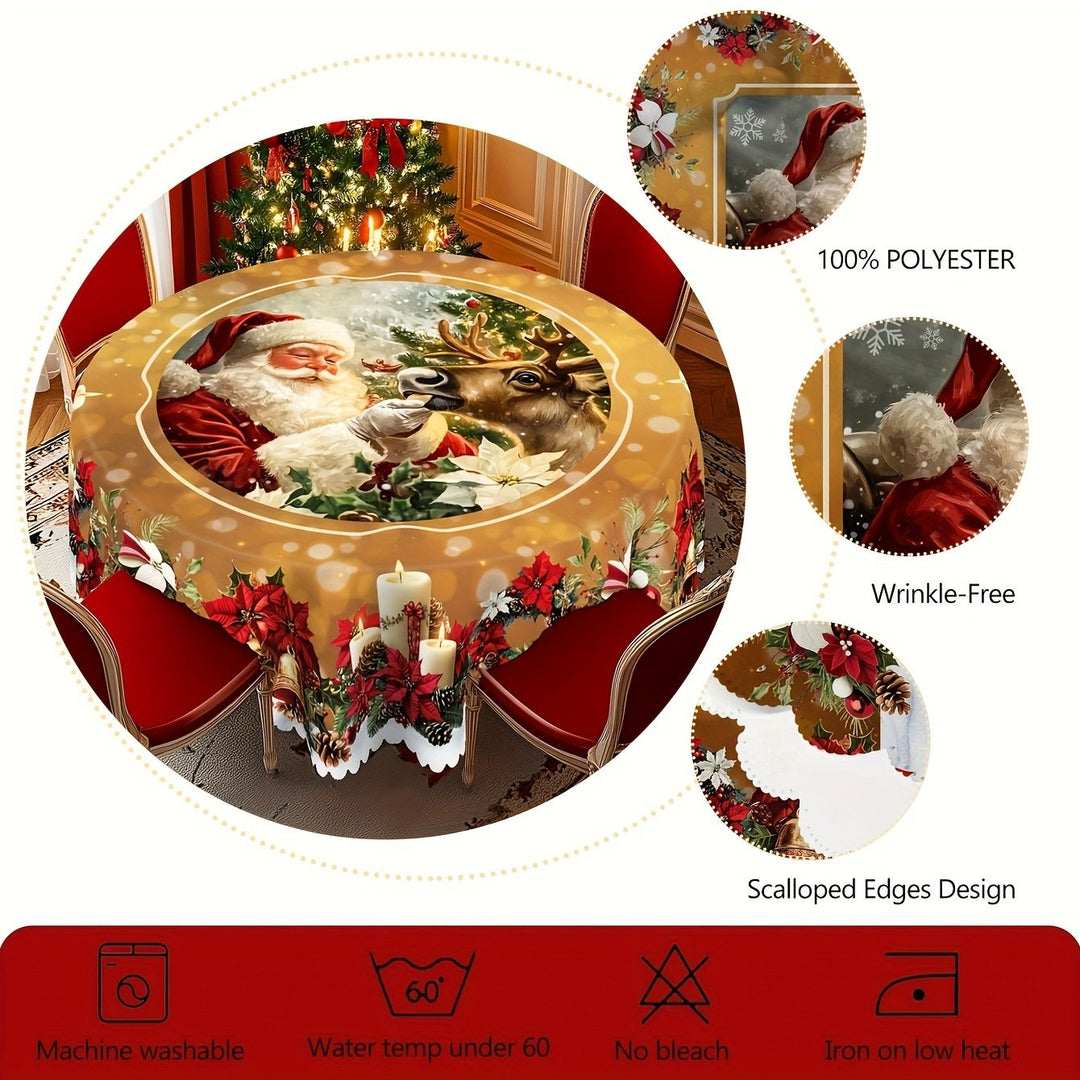 💥DERNIER JOUR DE VENTE -50%⏰50 000+ VENDUS ! ✨Nappe de Noël