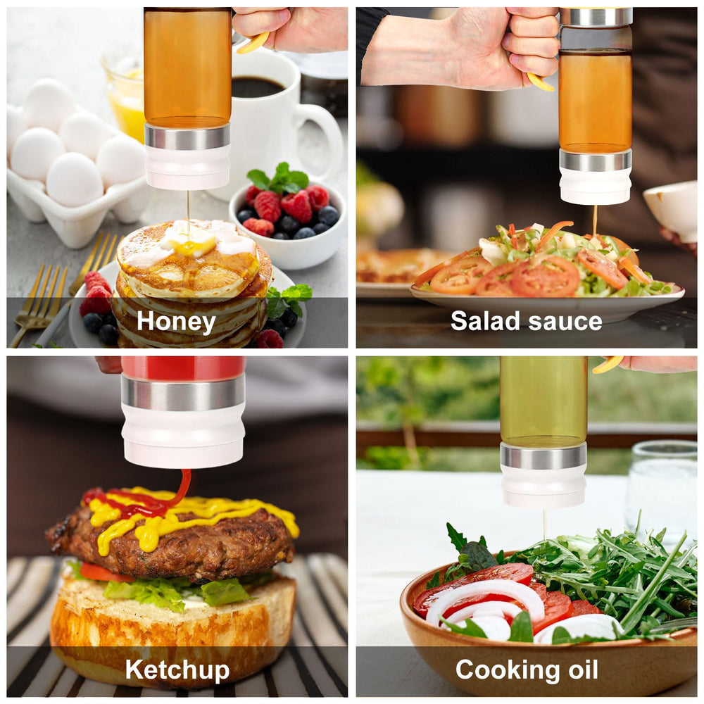 🍯 50% OFF NOW! ✨ 9oz No-Drip Glass Honey & Syrup Dispenser – Mess-Free, Easy Pour & Perfect for Kitchen & Breakfast 🍽️