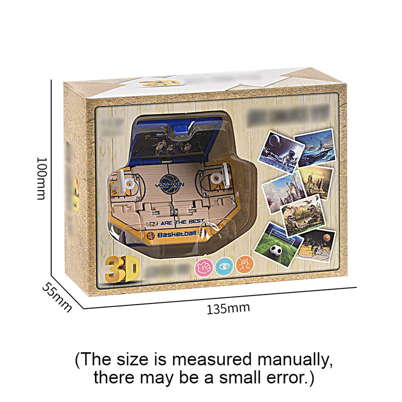 3D Foldable Dinosaur Castle Book Keychain