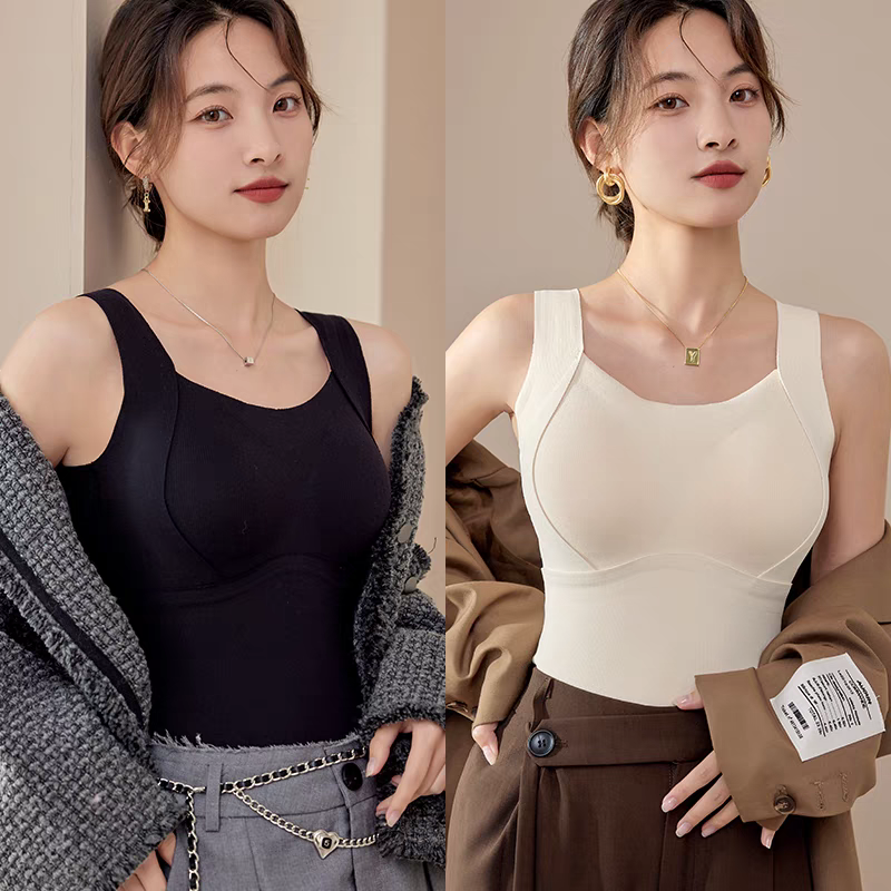 💃2025New 50%OFF✨Thickened Warm Tank Top with Lined Bra