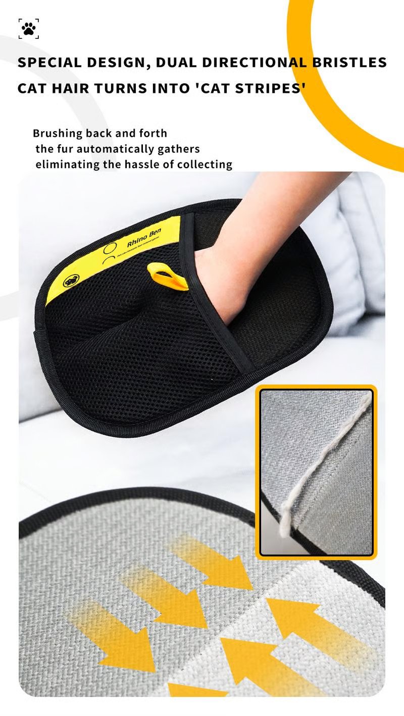 ⚡ 50K+ SOLD! 🎁Reusable Electrostatic Pet Hair Removal Glove - Works on Clothes, Couch, Car & All Fabric Surfaces