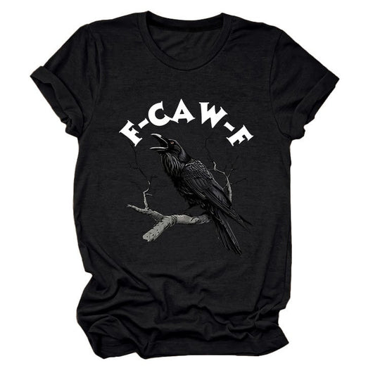 🤩Surprise Price: Only £14.99!!🖤🐦‍⬛F-Caw-F Funny Crow T-shirt