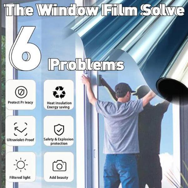📢📢50% OFF !! ⏰Heat-Insulating Privacy Film – UV Protection, Easy Application & Perfect for Home & Office 🏠