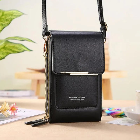 ⌛⏰50% OFF – Today Only!🎁👝Use Your Phone Hands-Free! Touchscreen Crossbody Bag – No-Dig Design