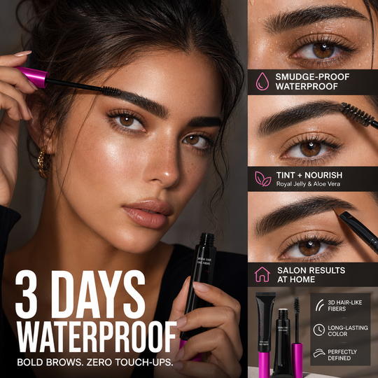 🥳2026 HOT SALE🥳Buy 1 get 1 free💞50K+ SOLD!🔥Vegan Eyebrow Gel – 16H Wear, Buildable & Flake-Resistant