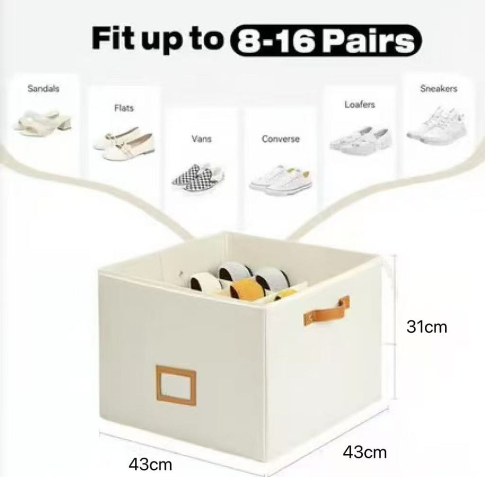💥Fabric shoe organizer, storage box