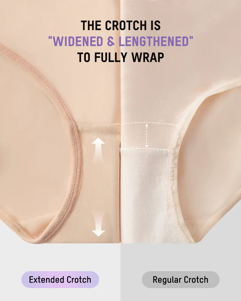 🌸Last Day-Buy 1 Get 3 Packs✨Plus-Size High-Waist Cross Tummy Control Panties