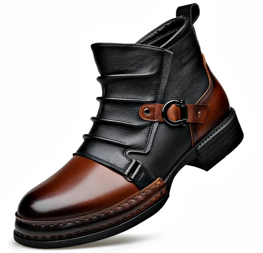 👢 50% OFF NOW! ⏰ Men‘s Genuine Leather Ankle Boots – Durable, Stylish & All-Day Comfort for Casual & Work 🔧