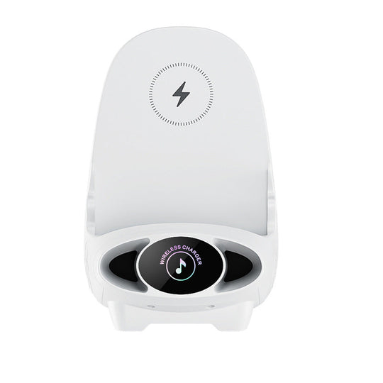 🪑 50% OFF NOW! 📱 Mini Chair Phone Holder with Wireless Charger - 15W Fast Charging, Adjustable Viewing Angles for Desk/Car/Home Use ⚡✨