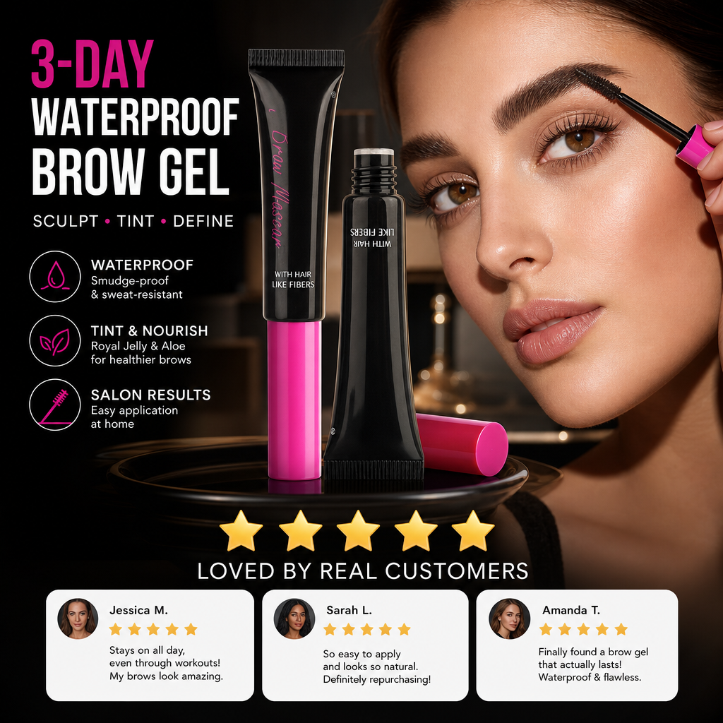 🥳2026 HOT SALE🥳Buy 1 get 1 free💞50K+ SOLD!🔥Vegan Eyebrow Gel – 16H Wear, Buildable & Flake-Resistant