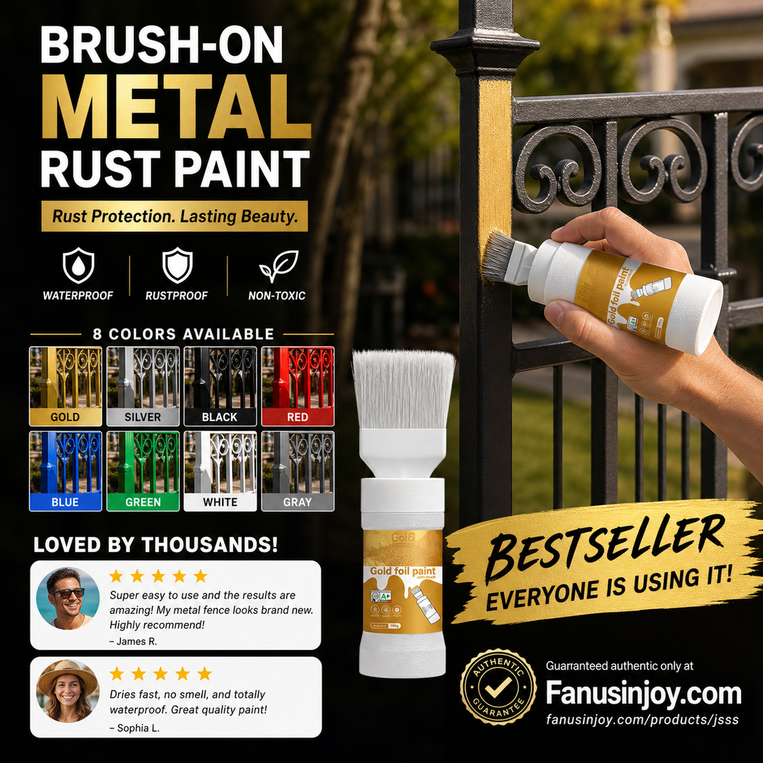 🥳2026 HOT SALE🥳💞50K+ SOLD!🖌️✨ 50% OFF! Water‑Based Metallic Silver Paint with Built‑in Brush – No extra brush needed. Covers scratches & stains in one simple spray. DIY home refresh! 🏠🎨