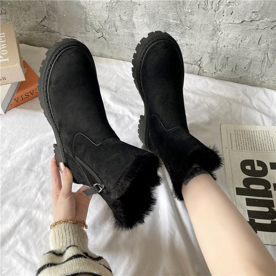 Women's Winter Fleece Snow Boots📢📢Flash Sale⚡: Ending in 3 Hours!⏰⏰