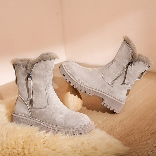 Women's Winter Fleece Snow Boots📢📢Flash Sale⚡: Ending in 3 Hours!⏰⏰