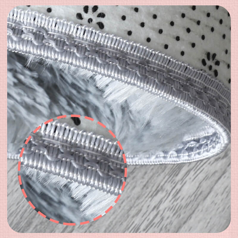 Gradient Color Plush Floor Mat