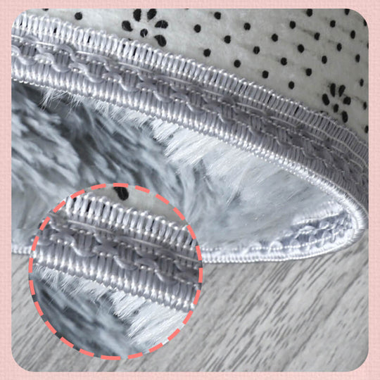 Gradient Color Plush Floor Mat