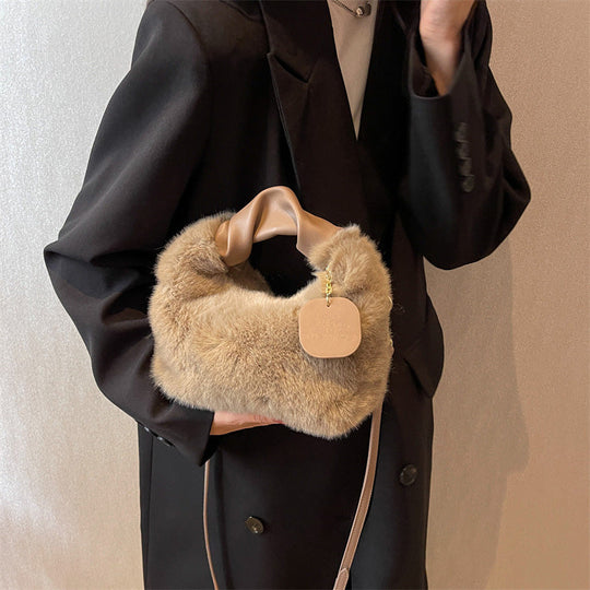 Best Gift For Her - New Fashion Trend Multifunctional Skin-Friendly Faux Fur Bag