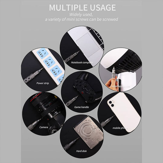 Mini Electric Screwdriver Set