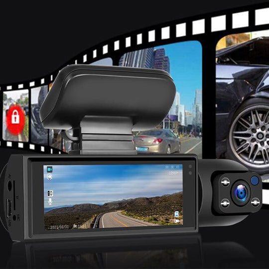 🏆Hot Sale⚡ 170° Wide-Angle Dash Cam with Dual Lens – 1080P HD, Night Vision & 24-Hour Parking Monitoring (Drive Safer, Save Every Moment!)