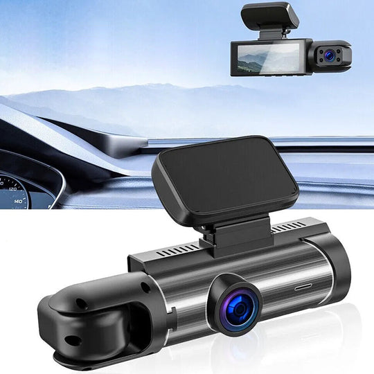 🏆Hot Sale⚡ 170° Wide-Angle Dash Cam with Dual Lens – 1080P HD, Night Vision & 24-Hour Parking Monitoring (Drive Safer, Save Every Moment!)