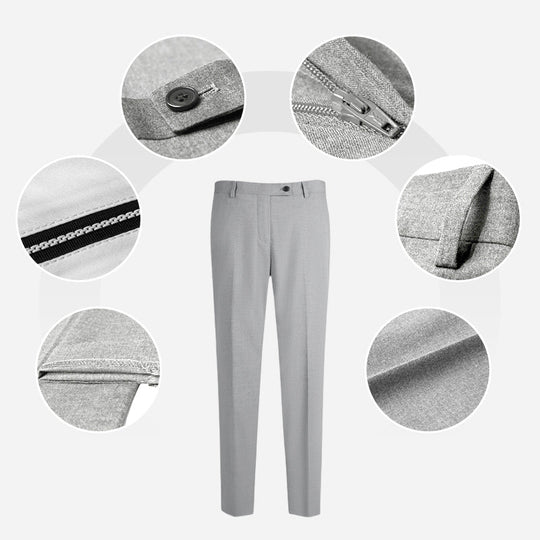 Men's Business Casual Suit Trousers