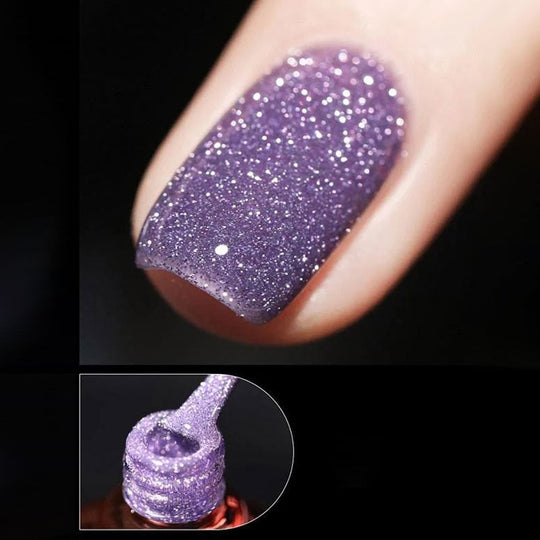 💜Last Day-Buy 1 Get 1 Free!💜High Density Glitter Nail Gel Polish💅✨