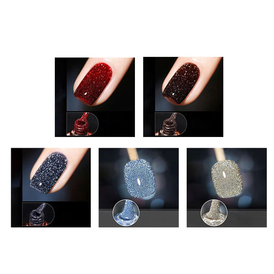 💜Last Day-Buy 1 Get 1 Free!💜High Density Glitter Nail Gel Polish💅✨
