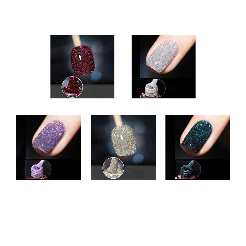 💜Last Day-Buy 1 Get 1 Free!💜High Density Glitter Nail Gel Polish💅✨