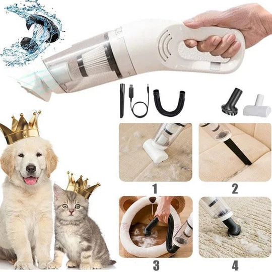 🐶40% OFF!🐾Classic Handheld Pet Vacuum | Lightweight, Portable Cleaning | Includes 3 Accessories