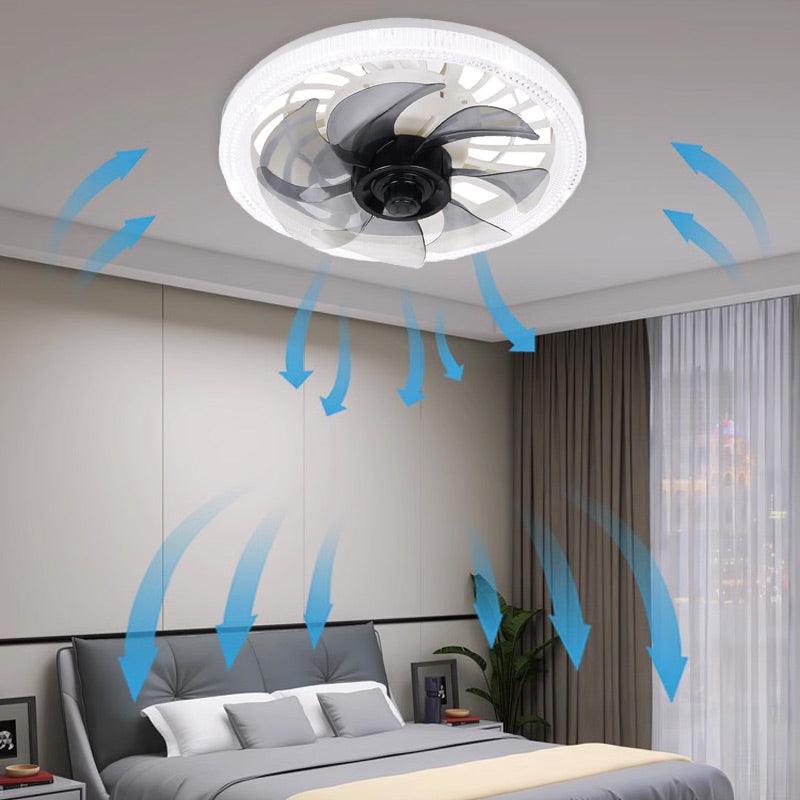 💥2026 HOT SALE 50% OFF💥 2-in-1 Mute Adjustable Fan Light with Remote Control